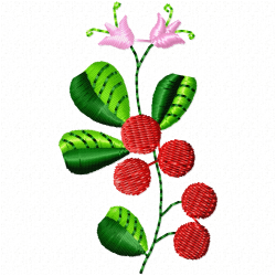 Flowers And Tree Embroidery Design 4 Flowers And Tree Embroidery Design 4